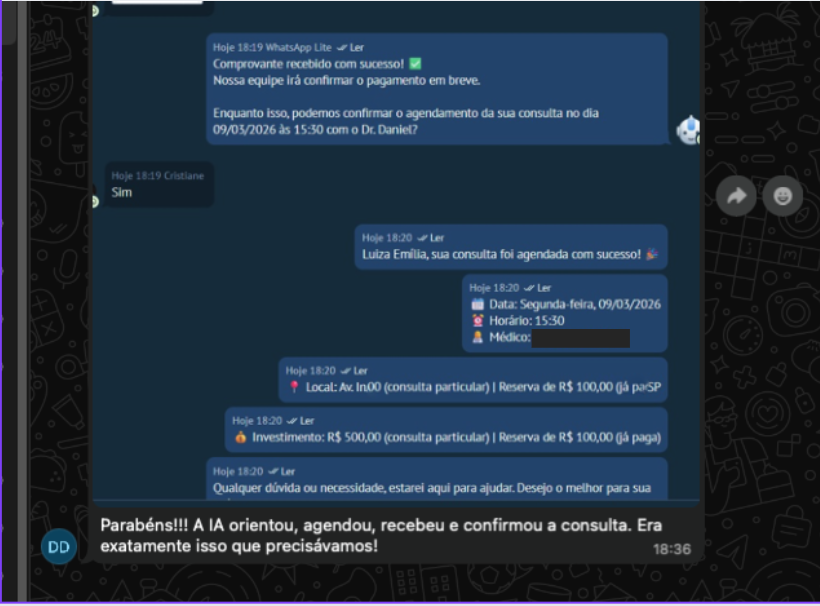 Parceiro SixLabs descrevendo o impacto do agente na operação